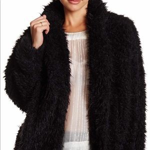 Faux fur coat sz. S